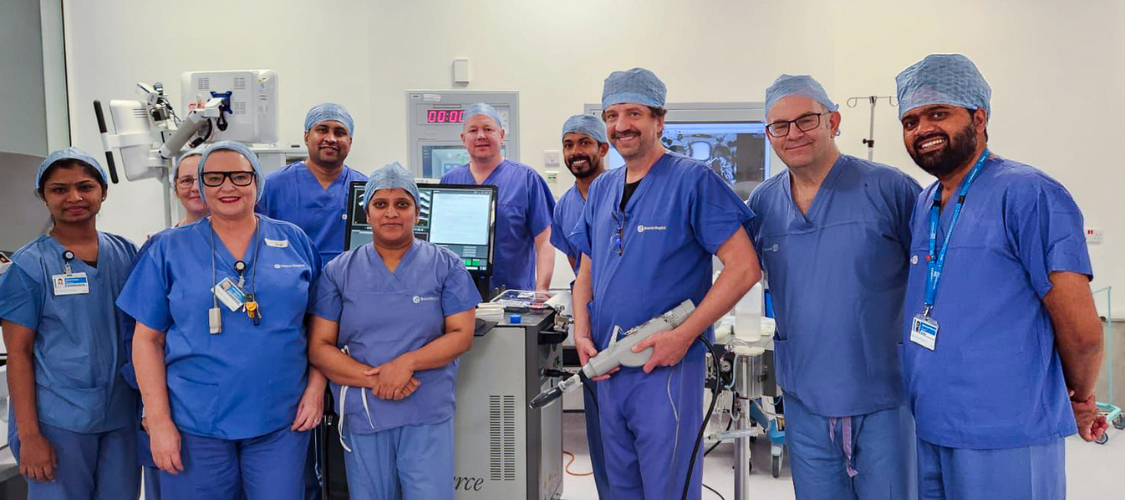 Focal Therapy Prostate Cancer - the theatre team after successful Focal Therapy cases